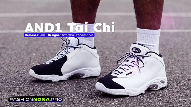AND1 Tai Chi outdoor basketball shoes with aggressive traction pattern for streetball