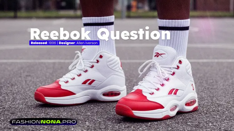 Reebok Question Allen Iverson signature outdoor basketball shoes with Hexalite cushioning